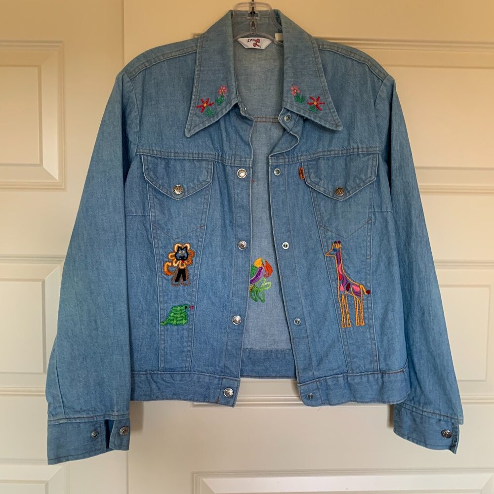 Levi’s Vintage Denim Jacket with Embroidery